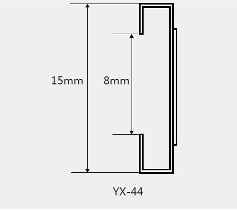 Custom PP PC PS ABS Plastic Extrusion Strip Extruded PVC Profiles