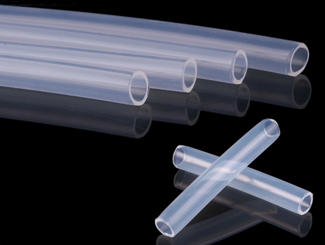 Custom White Transparent Translucent Plastic FEP Winding Pipe PTFE /FEP/Fpa Extruded Tube