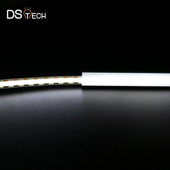 Без точек в алюминиевом профиле Светодиодный линейный светильник 9 Вт 12 Вт 480 чипов / м Светодиодная лента COB с высокой плотностью Гибкая светодиодная лента